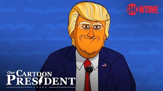 Cartoon Trump Gets Muted at the Final Debate Ep 316 Cold Open  Our Cartoon President  SHOWTIME [upl. by Nylrahc]