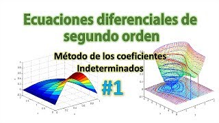 Ecuaciones Diferenciales Segundo Orden  Metodo Coeficientes Indeterminados  Parte 1 [upl. by Azial]