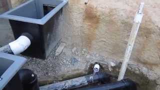 Koi pond construction part 9  Sacramento koi filter system  lights  electrical [upl. by Leima]