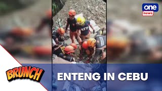 Brunch  Two dead in Cebu from wall riprap collapses [upl. by Ahsemac982]