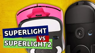 G PRO X Superlight 2 vs G PRO X Superlight Qual é o melhor [upl. by Anig]