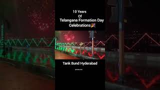 Telangana formation Day 👏 celebration telangana formationday hyderabad 10years [upl. by Enneyehs]