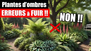 15 Plantes pour lOmbreMiOmbre  5 Erreurs à Éviter [upl. by Trevor]