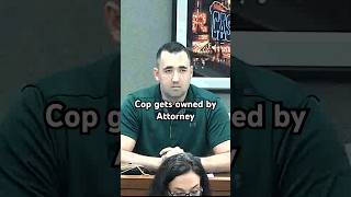 Cop gets cooked by Attorney in this amazing clip attorney lawyer investigation [upl. by Isherwood]