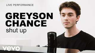 Greyson Chance  ‘shut up’ Live Performance  Vevo [upl. by Thalassa]