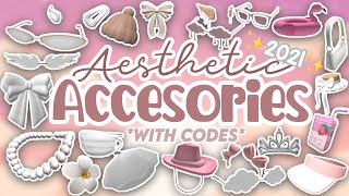 AESTHETIC ACCESSORIES CODES FOR BLOXBURG 2021 80 PT 3 [upl. by Tacita]