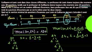 Problèmes sur le PPCM et le PGCD [upl. by Yaral572]