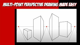 MultiPoint Perspective Drawing Made Easy [upl. by Russel]