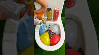 Satisfying ASMR Colorful Monsters vs Mentos vs Colorful Balloons asmr funny [upl. by Galligan]