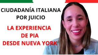 CIUDADANÍA ITALIANA JUDICIAL EN NEW YORK La experiencia de Pía y su hermana María Paula [upl. by Francine]