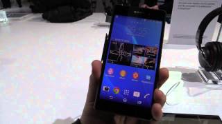 MWC 2014 Sony Xperia Z2 Hands On German  Deutsch ►► notebooksbilligerde [upl. by Hirai]