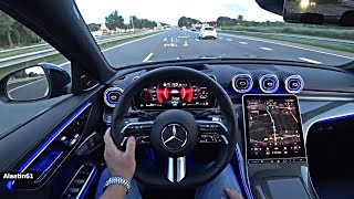 The New Mercedes C Class AMG 2024 Test Drive [upl. by Datnow385]