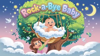 Rockabye Baby Nursery Rhyme  Sweet Lullaby for Kids with Beautiful Cartoon Animation [upl. by Etnovaj]