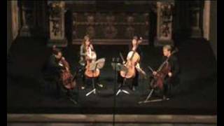 GPh Telemann Cello Quartet I AdagioAllegro [upl. by Pitchford]