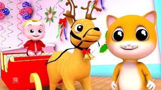 Cascabeles  Canción De Navidad Para Niños  Jingle Bells  Christmas Song  Junior Squad Spanish [upl. by Henarat]