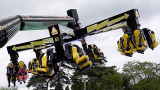 EUROPEAN RIDE IN THE UK 😮  L Vallentgoed Zamperla Power Surge  Nobles Fun Fair Vlog May 2021 [upl. by Griffy361]