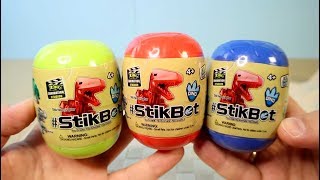 Стикботы Динозавры в Яицах Сюрприз Stikbot Dino Egg [upl. by Birdella]