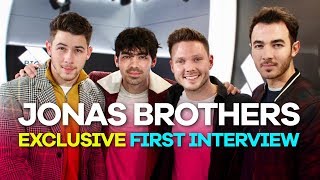 Jonas Brothers FIRST interview Reunion weddings amp working with Busted [upl. by Ines545]