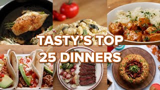 25 Amazing Dinners From Tasty [upl. by Ehcadroj]