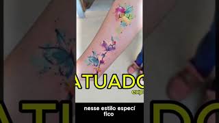 Versatilidade Tatuagens Aquarela tattoo tatuagensfemininas tatuagensfeminina [upl. by Micah446]