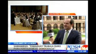 NTN24 habla con el alcalde de Asunción en el marco de la VI Convención Paz Global en Paraguay [upl. by Bergess]