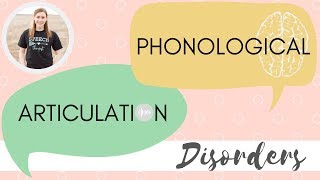 Articulation Vs Phonological Disorders [upl. by Yelyk940]