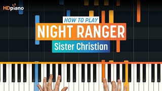 Piano Tutorial for quotSister Christianquot by Night Ranger  HDpiano [upl. by Niawd]