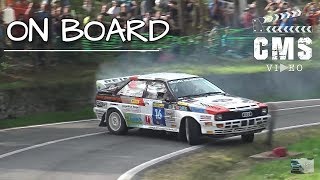 ON BOARD Christof Klausner  Audi Quattro  CRAZY SHOW  Rally Legend 2017 [upl. by Ramburt951]