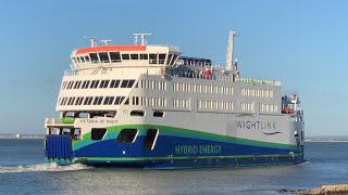 Fishbourne to Portsmouth  MV Victoria of Wight  Wightlink [upl. by Nashner]