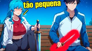 Ele é INVENCÍVEL Mas Só Com ARMAS MINÚSCULAS E Ninguém SABE 20cm  Recapitulação de Manhwa [upl. by Sew]