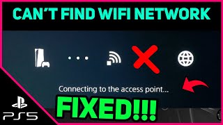 PS5 CANT FIND WIFI NETWORK EASY FIX Fast Solution [upl. by Crescentia]