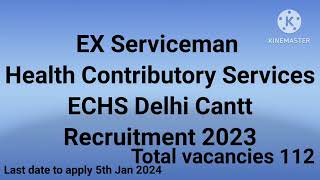 EchsRecruitment DelhiCantjob DefenceJobs MilitaryJobs ArmyRecruitment [upl. by Carn]