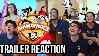 Animaniacs Official Trailer REACTION  MaJeliv Reactions  THEYRE BACK A reboot by Spielberg [upl. by Marentic]