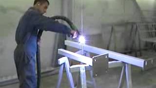 ARCAngel Arc450 Spraying 20mm Zinc [upl. by Inanak738]