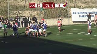 J4 CESA 20222023 Rugby Madrid S18 vs Castilla y León [upl. by Onailimixam]