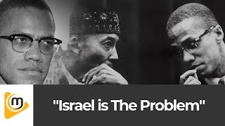 Malcolm X  Palestine and Israel palestine israel [upl. by Naelcm]