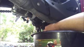 2013 Honda CBR 250R  Oil Change [upl. by Ailongam]