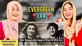 Top 100 Most Recognizable Songs of Black amp White Era  PAKISTAN REACTION [upl. by Sutniuq30]