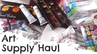 ART SUPPLY HAUL [upl. by Atalee]