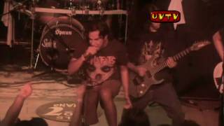 Bonded By Blood quot Mind Pollutionquot Live At Reggies in Chicago IL [upl. by Renata]