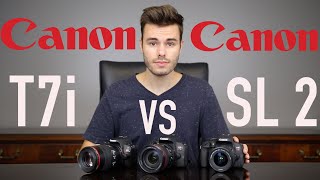 Canon T7i 800D vs SL2 200D [upl. by Lansing]