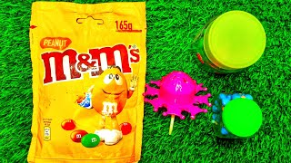 Satisfying video  Unpacking MampMS packet with yummy rainbow candy ASMR [upl. by Dincolo853]