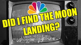 Finding and Digitizing the Apollo 11 Moon Landing on NBC July 20 1969  Partial Broadcast BW [upl. by Aehcsrop61]