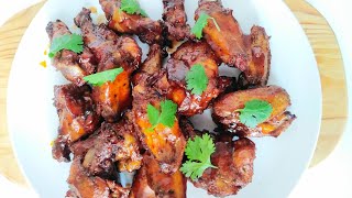 Sticky chicken wings recipe  Chicken wings recipe  South African Youtuber [upl. by Corty643]