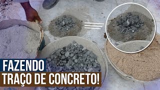 Traço de Concreto mais USADO na OBRA em PILARES e VIGAS [upl. by Okwu]