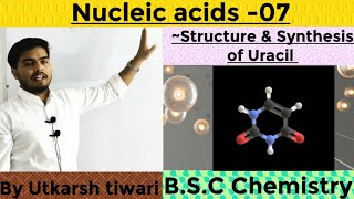 Structure and Synthesis of Uracil  Nucleic acid  N2 bases  BSC Chemistry [upl. by Acinyt732]