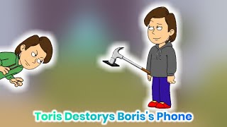 Toris Gets Grounded Toris Destroy Boriss Phone [upl. by Drucill837]