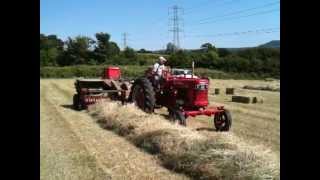 farmall H first time on the baler [upl. by Ariew]