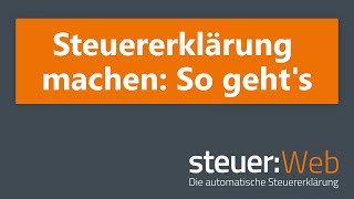 WISO steuerWeb 👉 die automatische Steuererklärung Holt dir dein Geld zurück [upl. by Refotsirc]