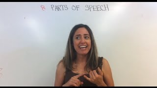 EIGHT PARTS OF SPEECH 1  INTRO [upl. by Heisser]